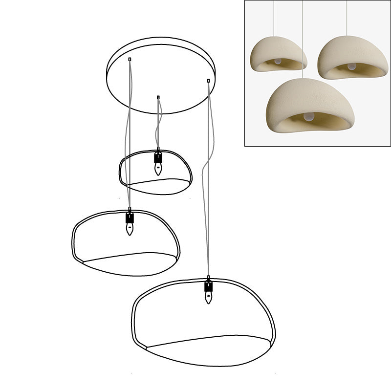 Khmara Rough Combination Chandelier B - Lamp Outdoor