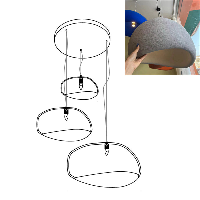 Khmara Rough Combination Chandelier B - Lamp Outdoor
