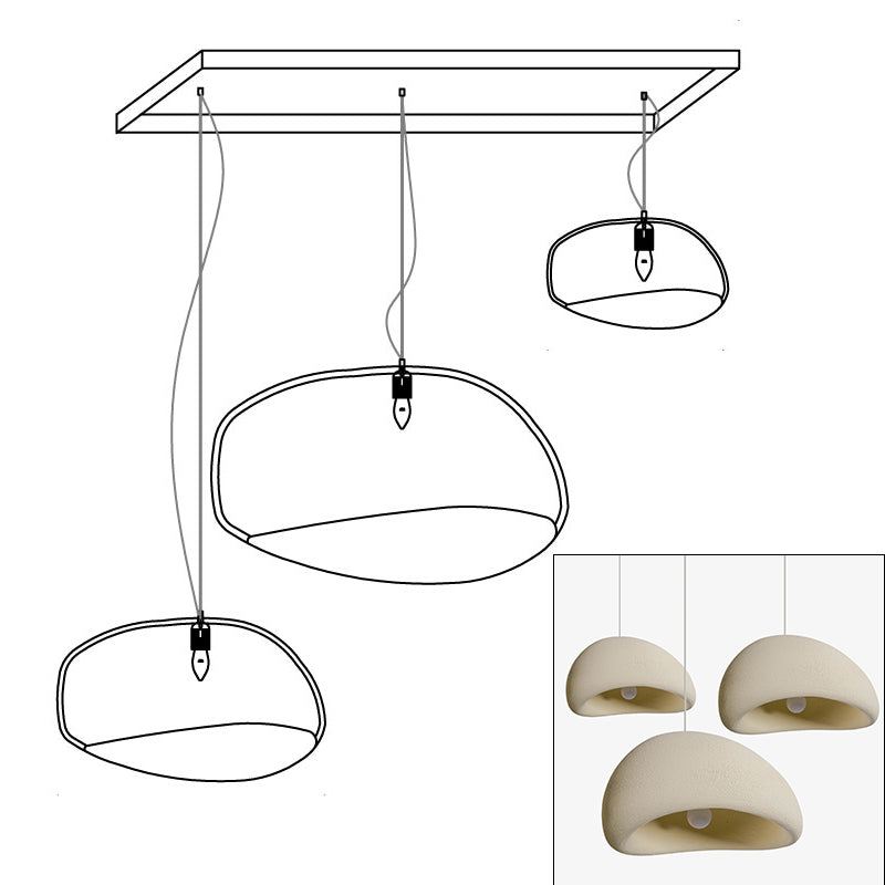Khmara Rough Combination Chandelier B - Lamp Outdoor