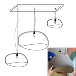 Khmara Rough Combination Chandelier B - Lamp Outdoor