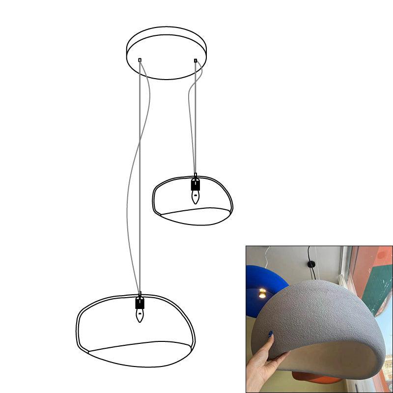 Khmara Rough Combination Chandelier B - Lamp Outdoor