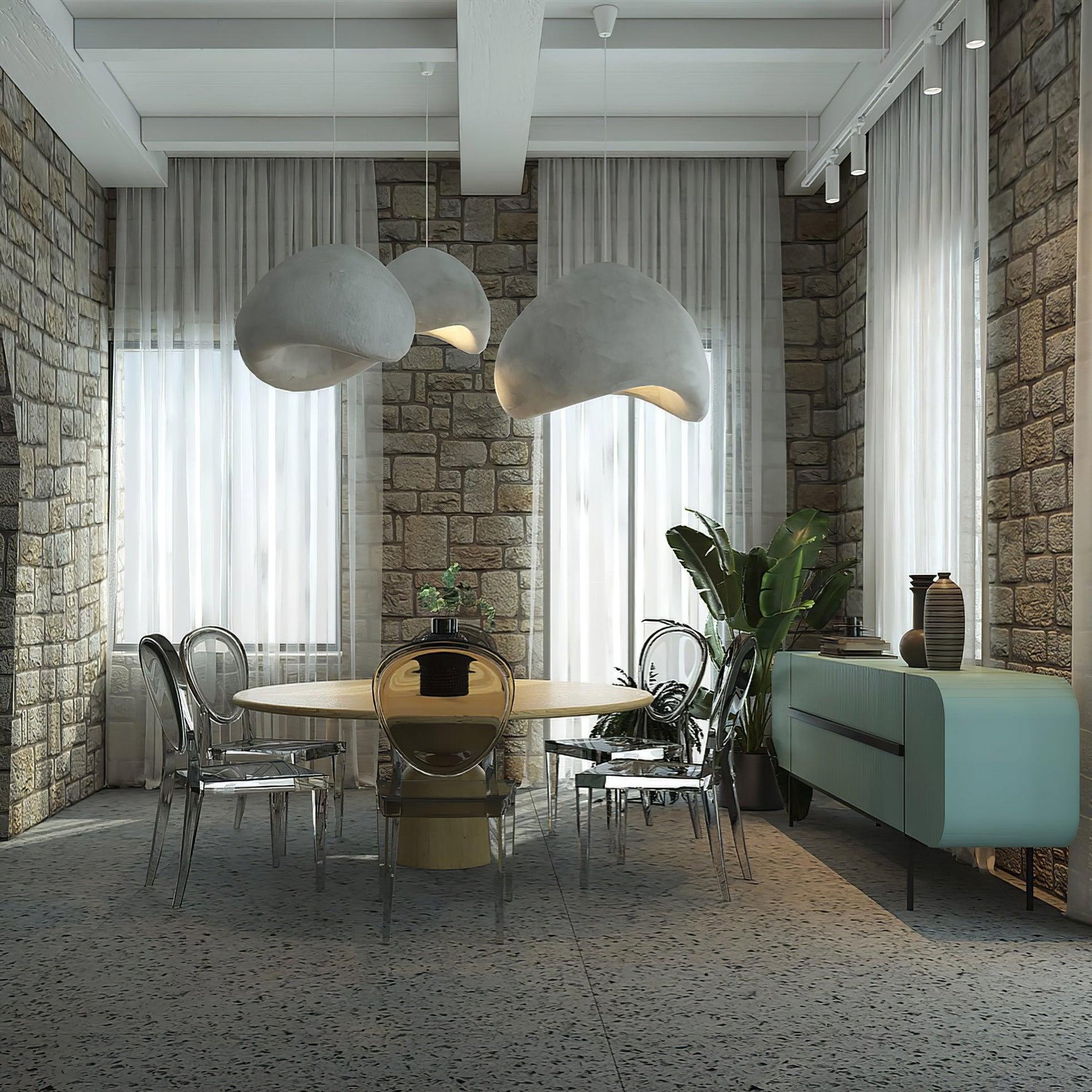 Khmara Rough Combination Chandelier B - Lamp Outdoor