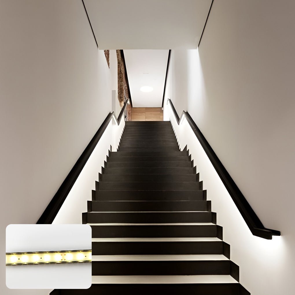 IP68 Waterproof LED Strip Step Stair Under Tread Lighting Outdoor Decorative Guardrails Lights - Lamp Outdoor