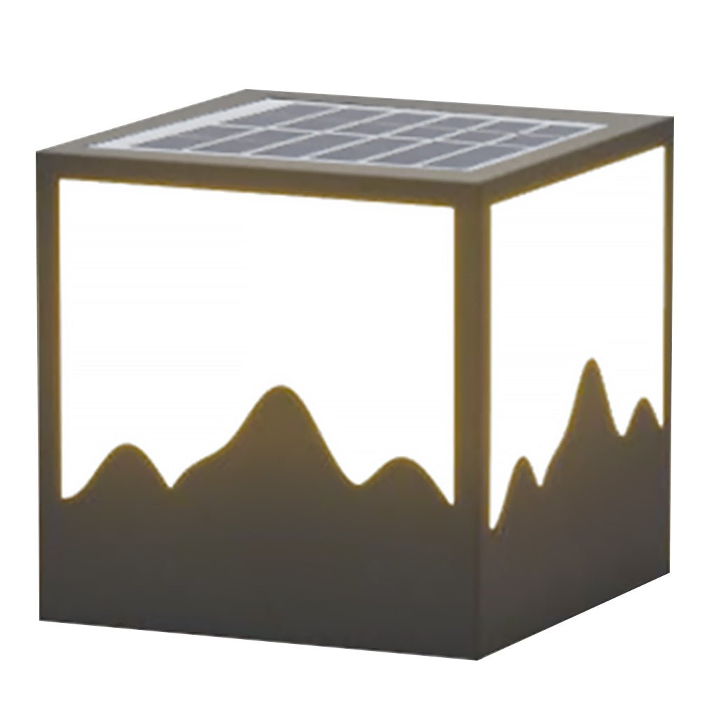 Landscape Silhouette Solar Outdoor Waterproof LED Post Light for Garden Fence - Lamp Outdoor