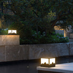 Landscape Silhouette Solar Outdoor Waterproof LED Post Light for Garden Fence - Lamp Outdoor