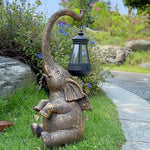 Resin Garden Solar Animal Lights - Lamp Outdoor