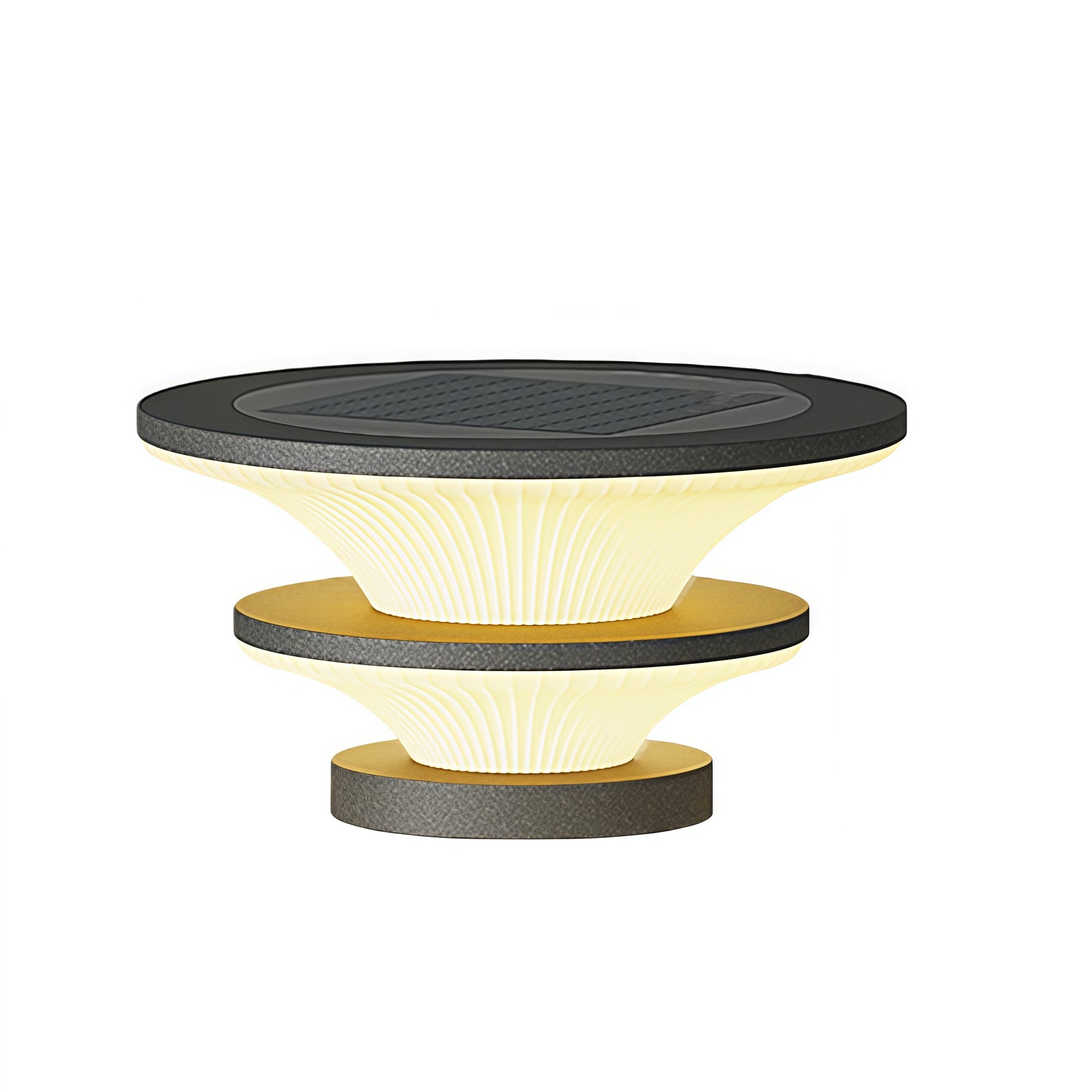 Waterproof Patio Pillar Lights Round Modern - Lamp Outdoor