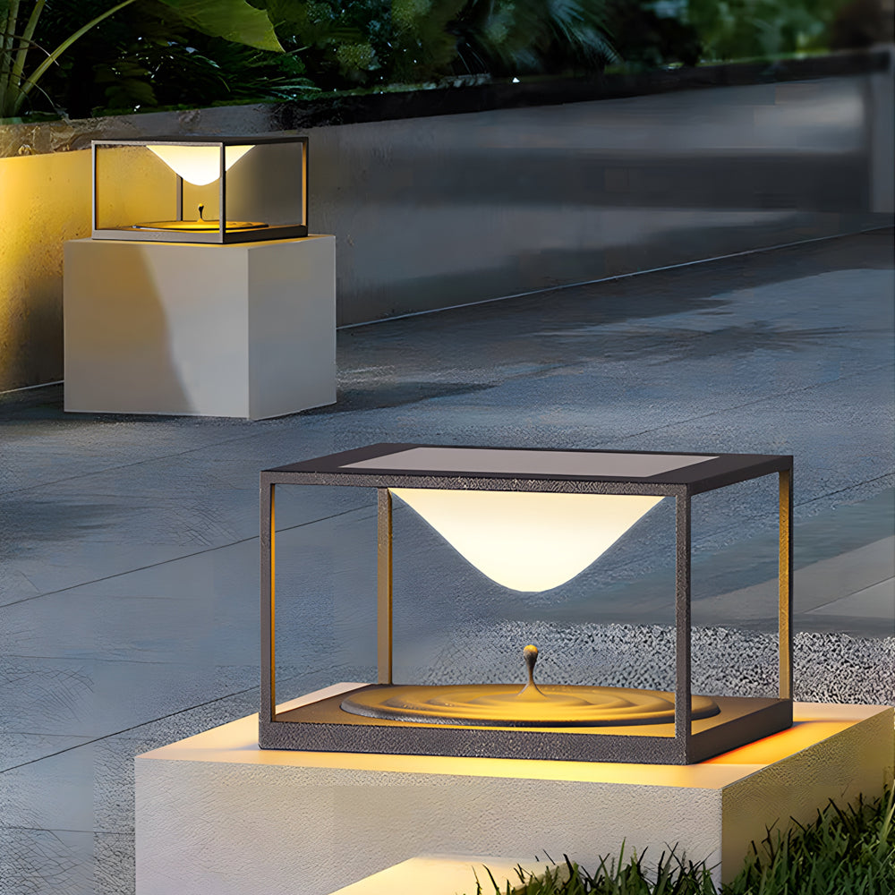 Square Pillar For Post Light Outdoor Waterproof Stainless Steel - Lamp Outdoor