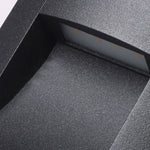 Rectangle Waterproof LED Black Modern Outdoor Step Lights Recessed Stair Sconces - Lamp Outdoor