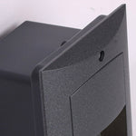 Rectangle Waterproof LED Black Modern Outdoor Step Lights Recessed Stair Sconces - Lamp Outdoor
