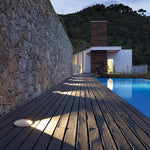 Round DC12V Modern Recessed LED Step Lights Waterproof Underground Garden Deck Lighting - Lamp Outdoor