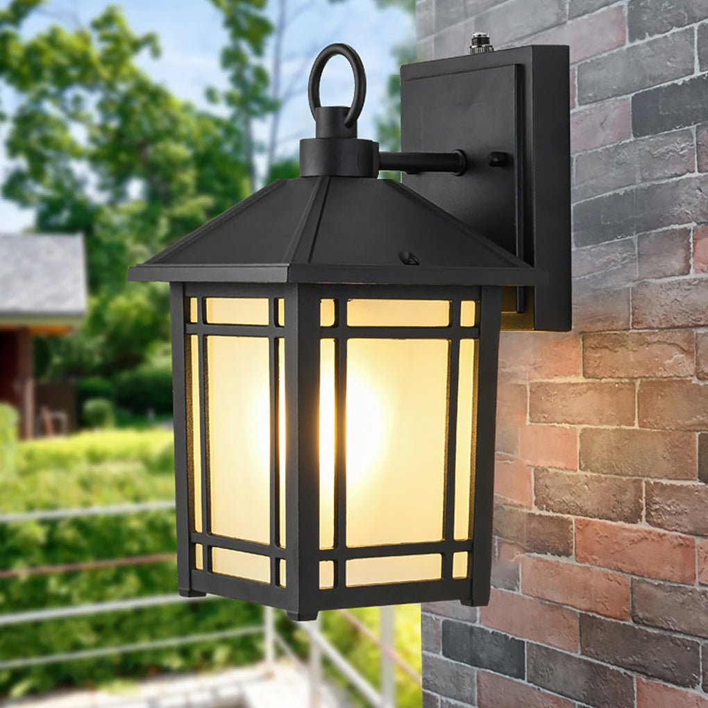 LED Outdoor Induction Exterior Wall Light Waterproof Wall Light with Light Sensing - Lamp Outdoor