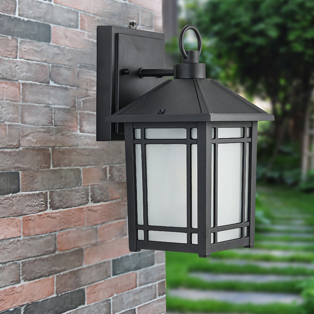 LED Outdoor Induction Exterior Wall Light Waterproof Wall Light with Light Sensing - Lamp Outdoor