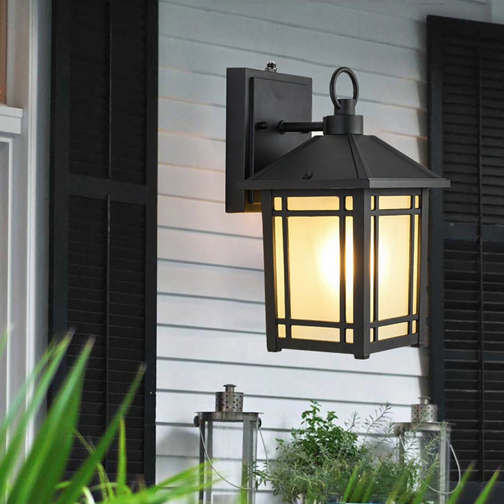 LED Outdoor Induction Exterior Wall Light Waterproof Wall Light with Light Sensing - Lamp Outdoor