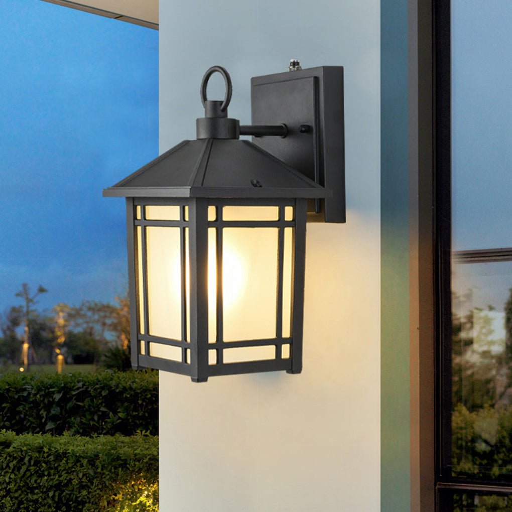 LED Outdoor Induction Exterior Wall Light Waterproof Wall Light with Light Sensing - Lamp Outdoor