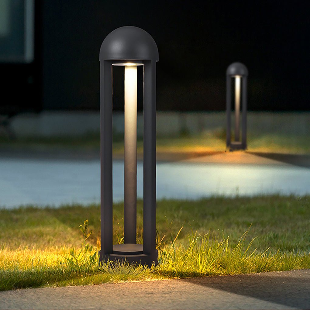 Stylish LED Outdoor Waterproof Lawn Light with Decorative Columns - Lamp Outdoor
