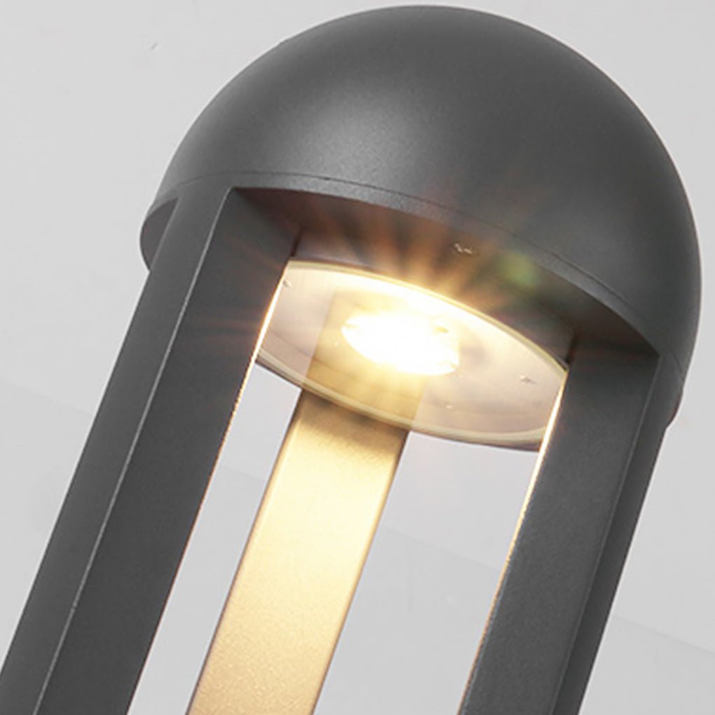 Stylish LED Outdoor Waterproof Lawn Light with Decorative Columns - Lamp Outdoor