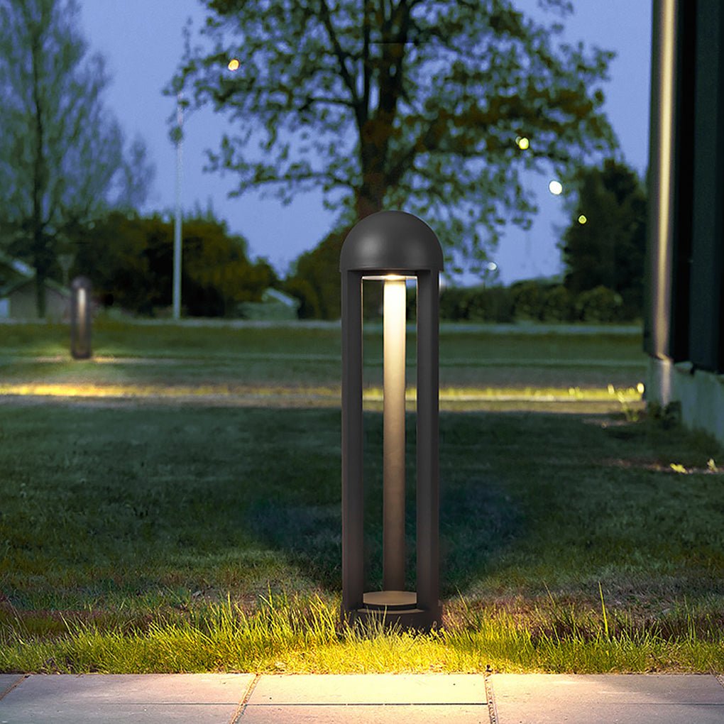 Stylish LED Outdoor Waterproof Lawn Light with Decorative Columns - Lamp Outdoor