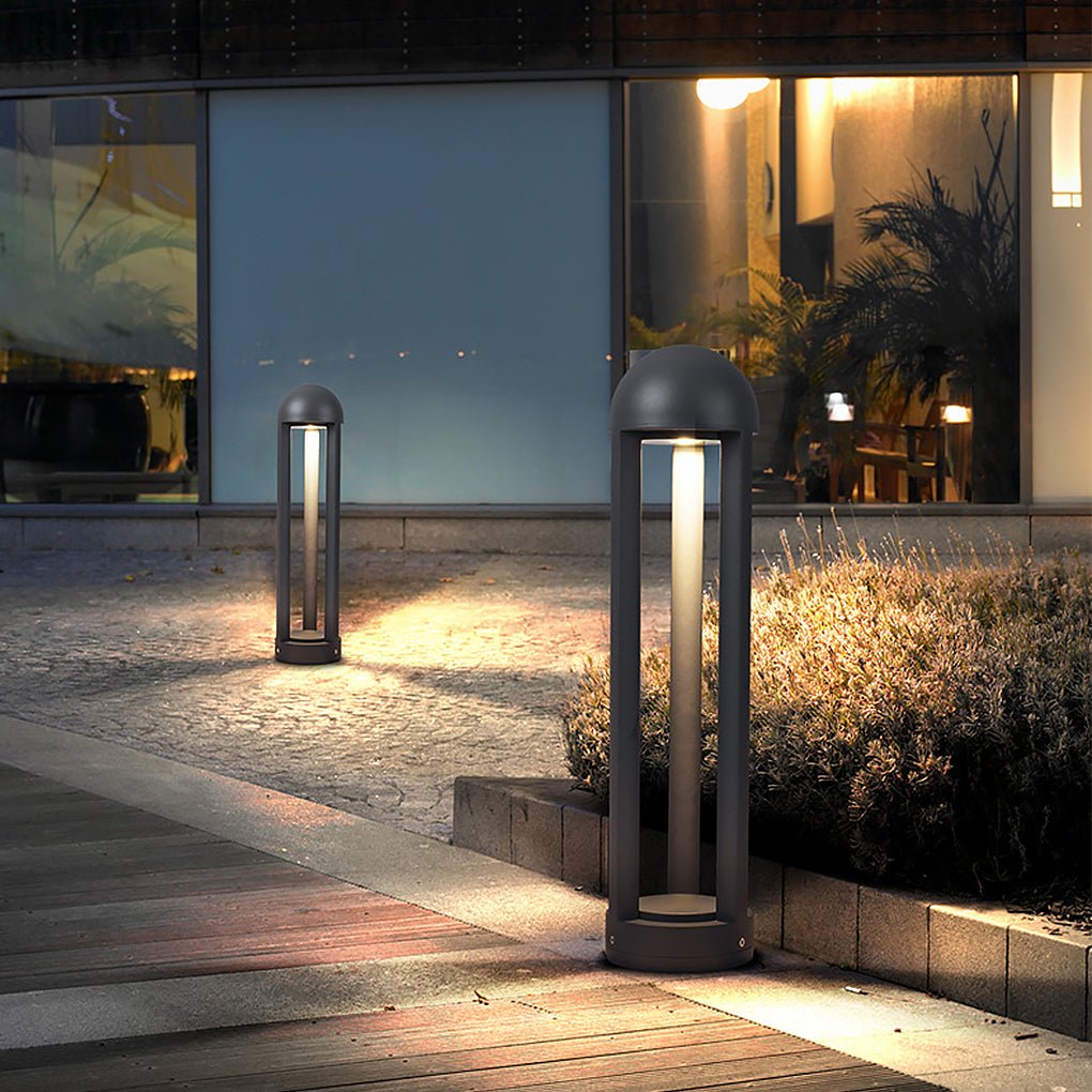 Stylish LED Outdoor Waterproof Lawn Light with Decorative Columns - Lamp Outdoor