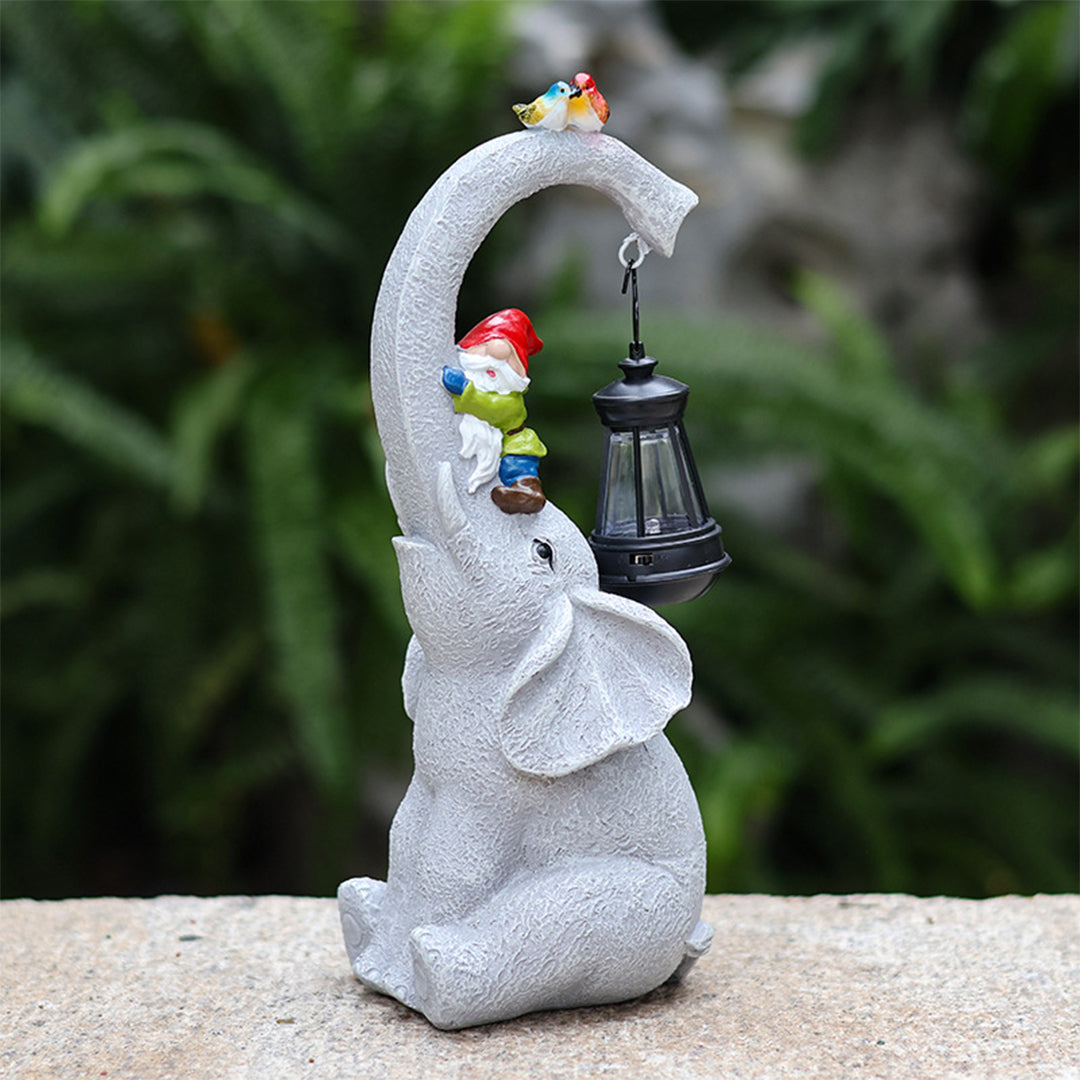Resin Garden Solar Animal Lights - Lamp Outdoor