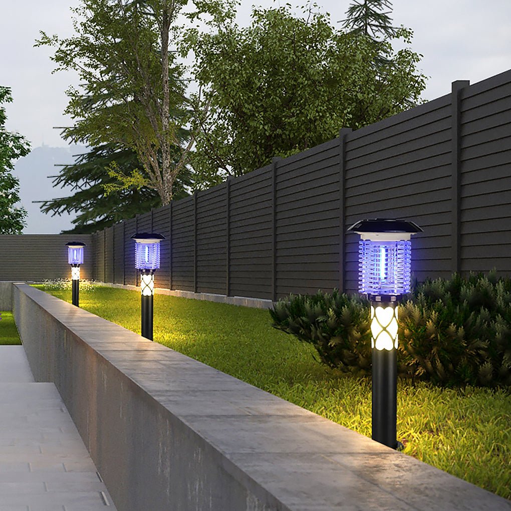 Dual-Function Solar LED Mosquito Lamp Waterproof Outdoor Landscape Light - Lamp Outdoor