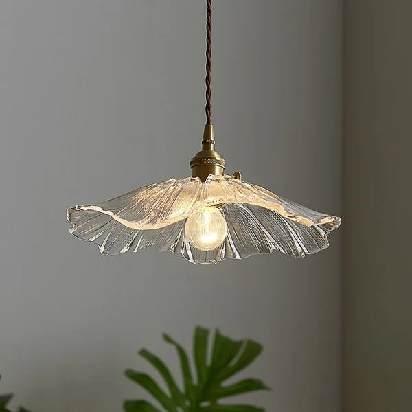 Calia Flower Glass Ceiling/Pendant Light - Lamp Outdoor