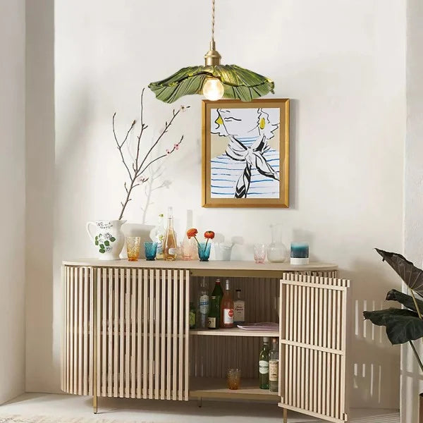 Calia Flower Glass Ceiling/Pendant Light - Lamp Outdoor