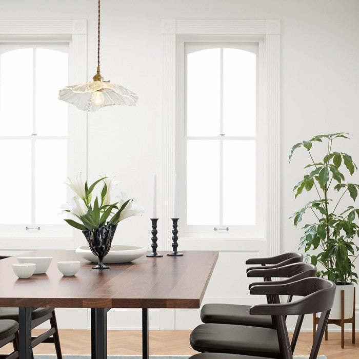 Calia Flower Glass Ceiling/Pendant Light - Lamp Outdoor