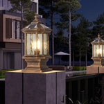 Vintage Lantern Pillar Lights European-style - Lamp Outdoor