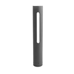 Black Matte LED Cylinder Outdoor Pathway Light - 15.8''/29.5'' H - Lamp Outdoor