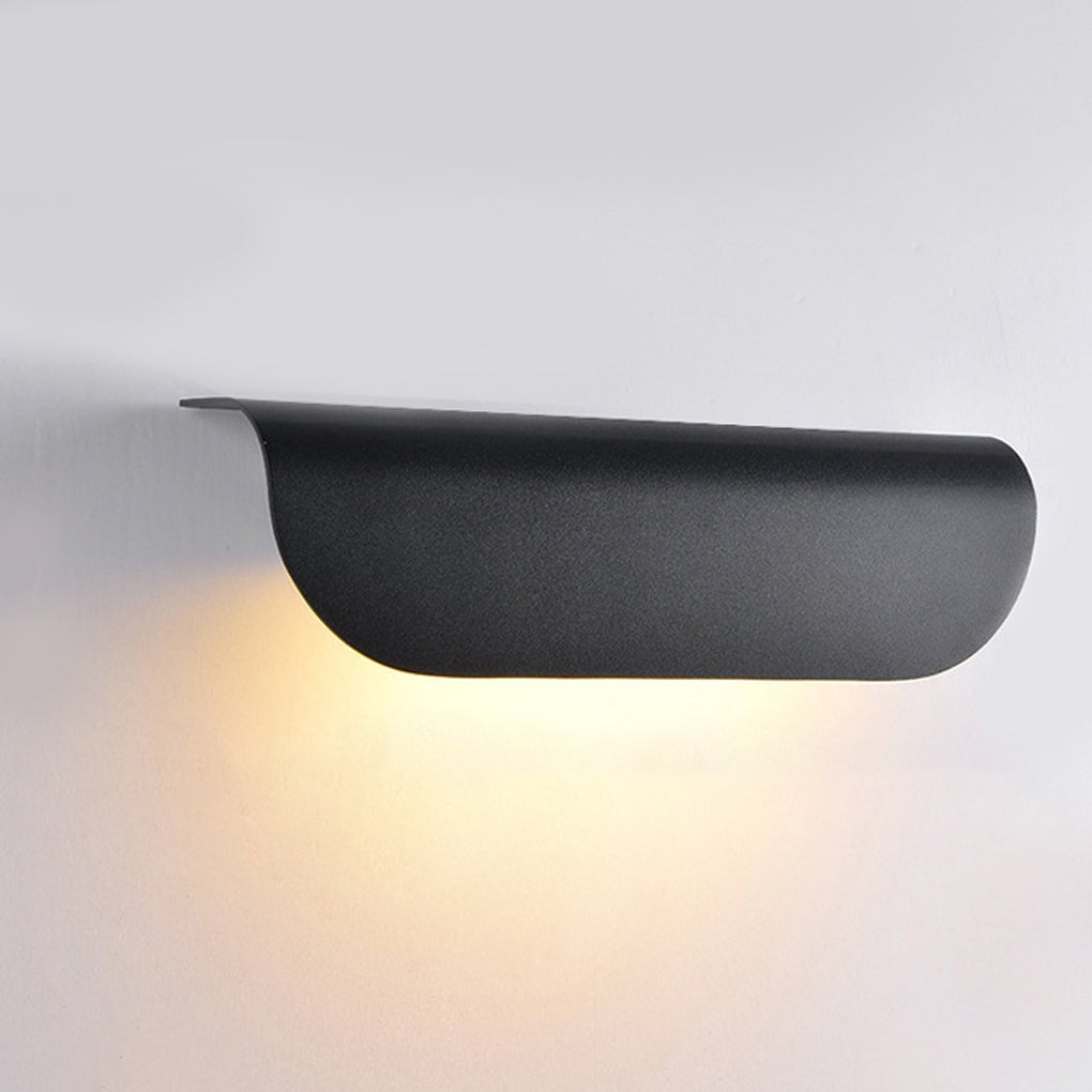 Minimalist Arc Shaped Waterproof Wall Lamp for Outdoor Indoor Corridor Staircase - Lamp Outdoor