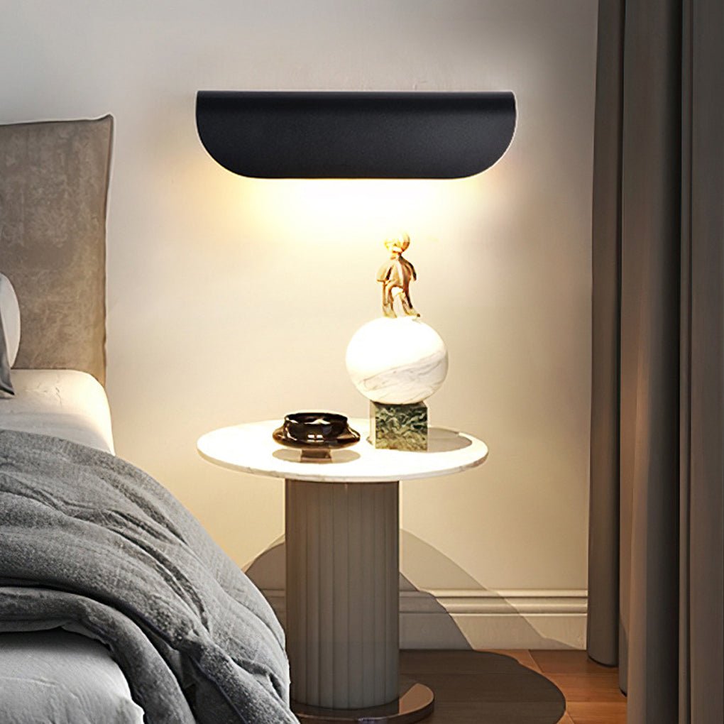 Minimalist Arc Shaped Waterproof Wall Lamp for Outdoor Indoor Corridor Staircase - Lamp Outdoor
