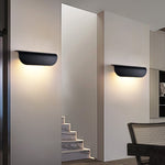 Minimalist Arc Shaped Waterproof Wall Lamp for Outdoor Indoor Corridor Staircase - Lamp Outdoor