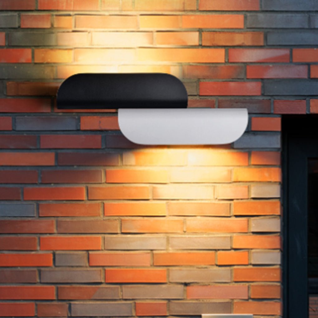Minimalist Arc Shaped Waterproof Wall Lamp for Outdoor Indoor Corridor Staircase - Lamp Outdoor