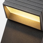 Chic Flash Black LED Lawn Light Minimalist Waterproof Outdoor Lighting - Lamp Outdoor