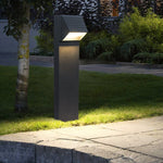 Chic Flash Black LED Lawn Light Minimalist Waterproof Outdoor Lighting - Lamp Outdoor