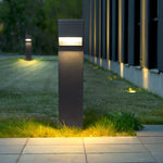 Chic Flash Black LED Lawn Light Minimalist Waterproof Outdoor Lighting - Lamp Outdoor