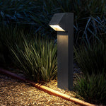 Chic Flash Black LED Lawn Light Minimalist Waterproof Outdoor Lighting - Lamp Outdoor