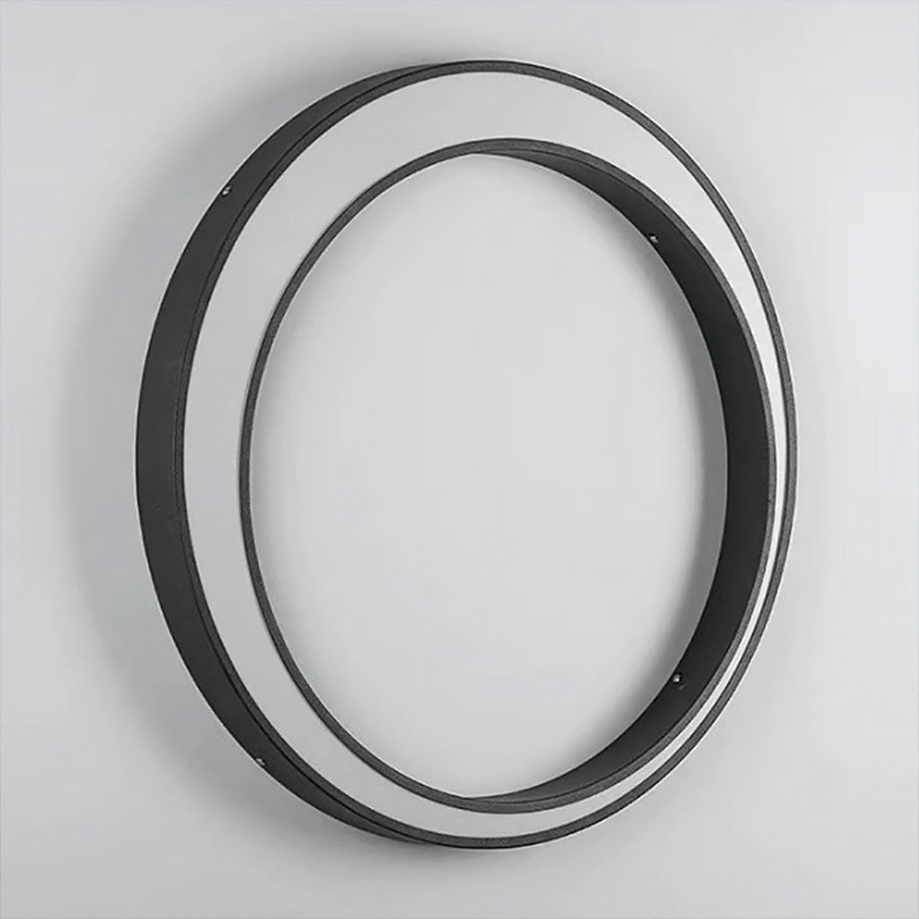 Circular Moon Led Waterproof Ip65 Modern Outdoor Wall Lights Wall Lamp - Lamp Outdoor