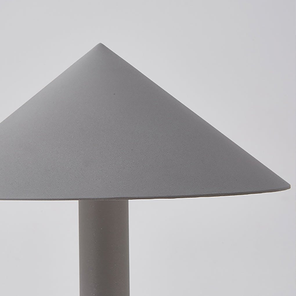 Sleek Minimalist Outdoor Umbrella-Shaped LED Post Light - Lamp Outdoor
