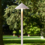 Sleek Minimalist Outdoor Umbrella-Shaped LED Post Light - Lamp Outdoor