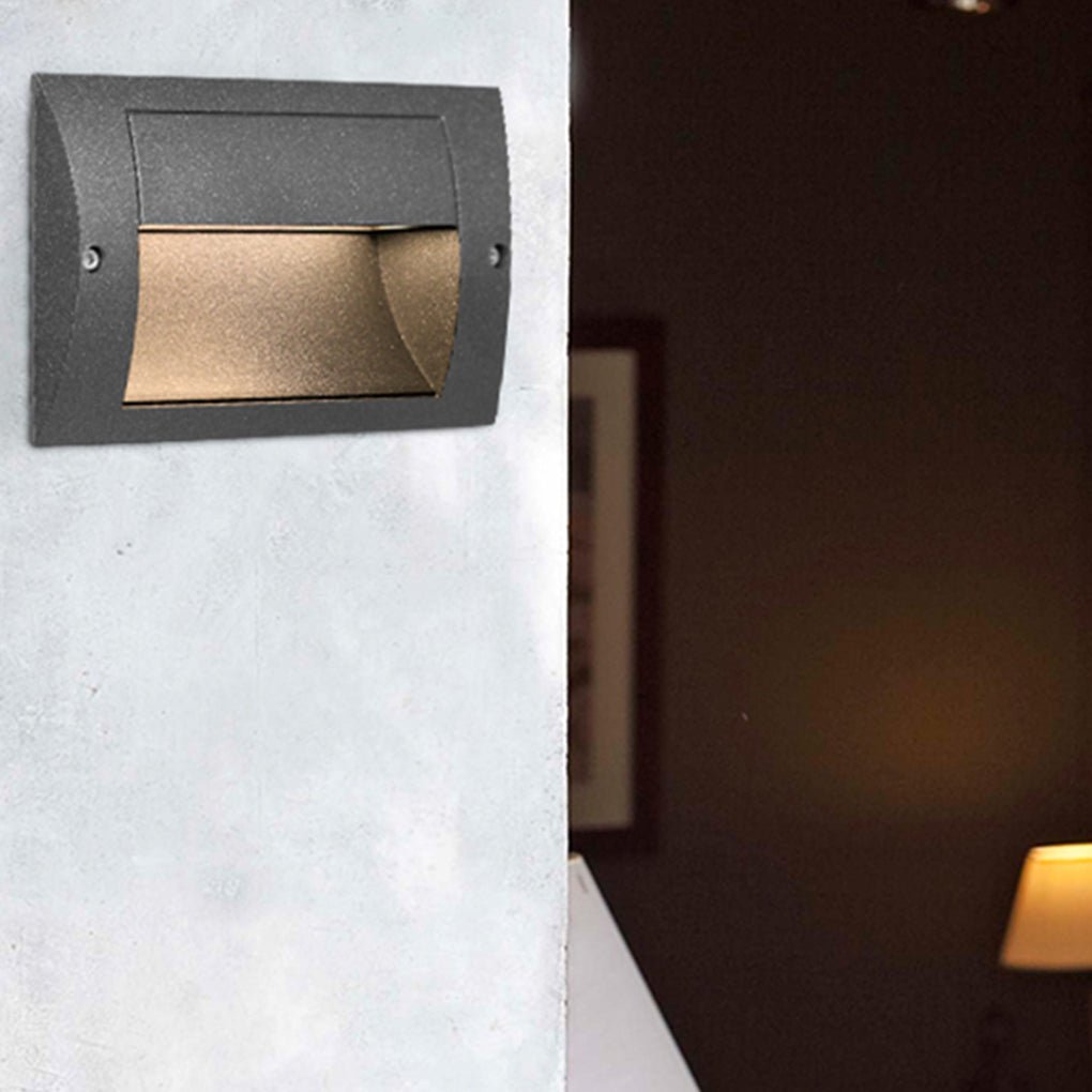 Minimalist Outdoor LED Stair Step Light Wall Lamp for Aisle Corridor Corner - Lamp Outdoor