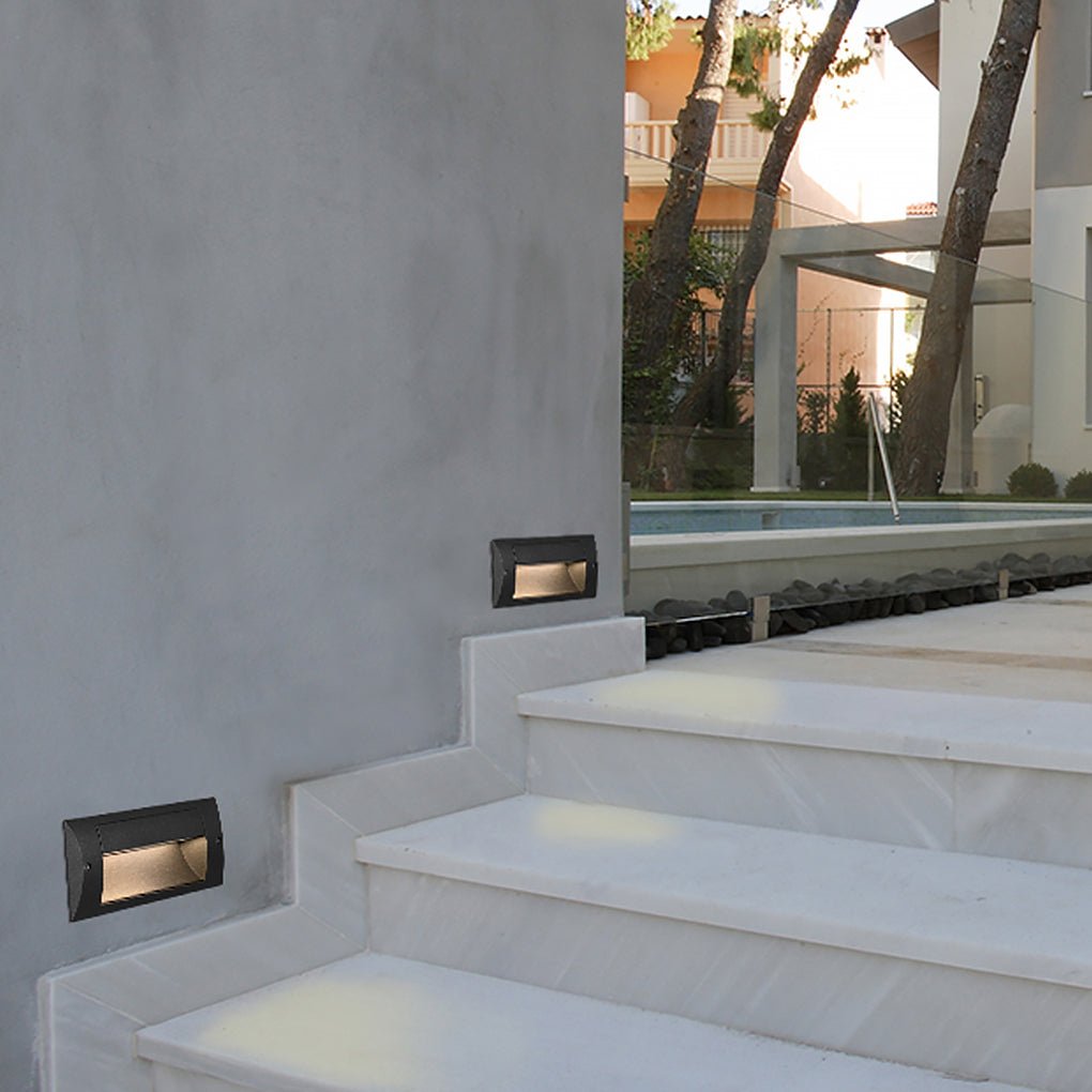 Minimalist Outdoor LED Stair Step Light Wall Lamp for Aisle Corridor Corner - Lamp Outdoor