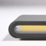 2-Light Black Modern Low Profile Exterior Porch LED Slim Outdoor Up Down Wall Light - Lamp Outdoor