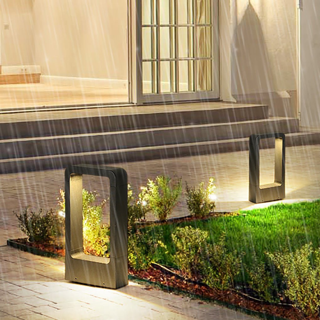 Rectangular COB LED Outdoor Path Lights - Minimalist, Durable & Waterproof - Lamp Outdoor