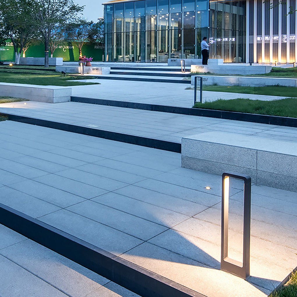 Rectangular COB LED Outdoor Path Lights - Minimalist, Durable & Waterproof - Lamp Outdoor