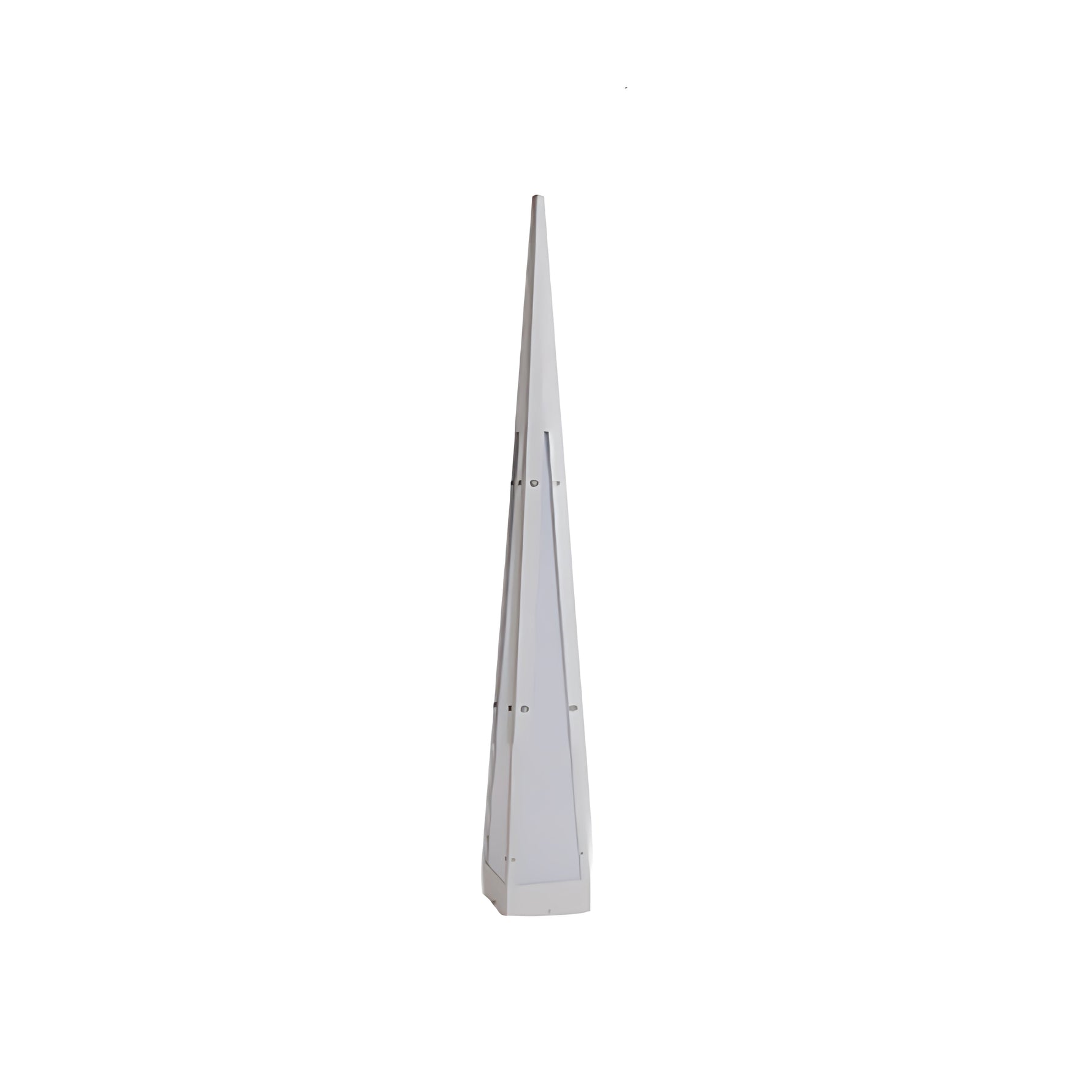 Stainless Steel Waterproof Geometric Floor Lamp with Pyramid Design - Lamp Outdoor