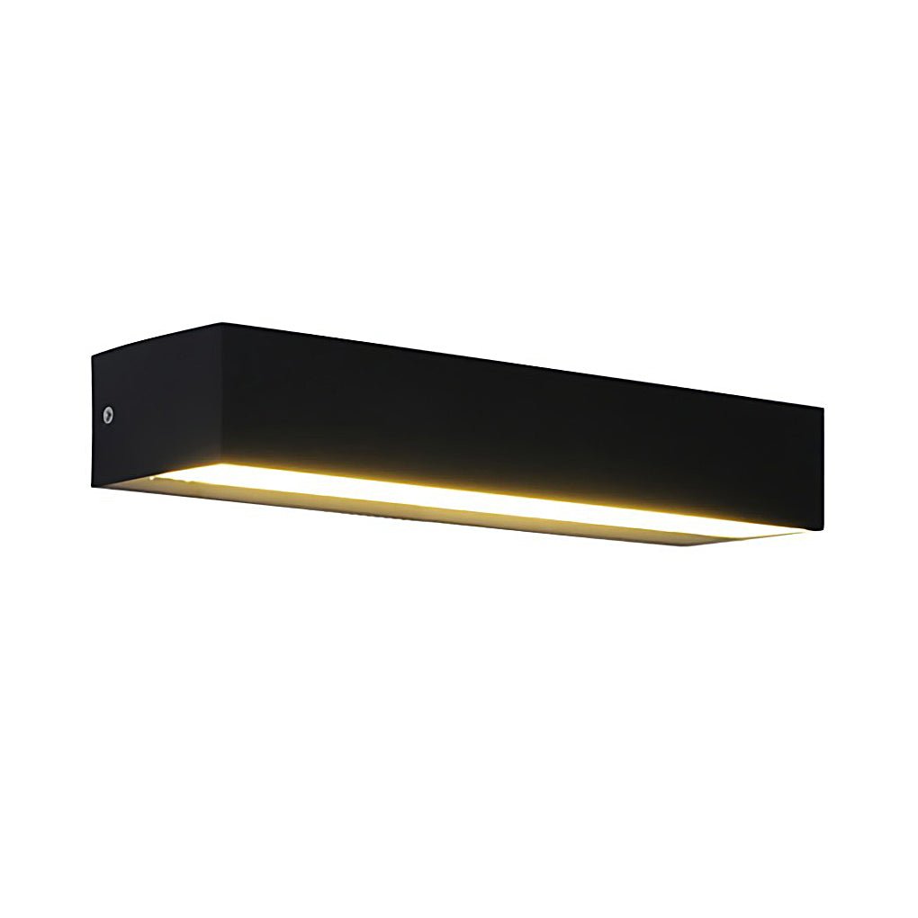Matte Black Wall Mounted Rectangle Porch LED Lights Outdoor Wall Light - Lamp Outdoor