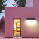 Matte Black Wall Mounted Rectangle Porch LED Lights Outdoor Wall Light - Lamp Outdoor
