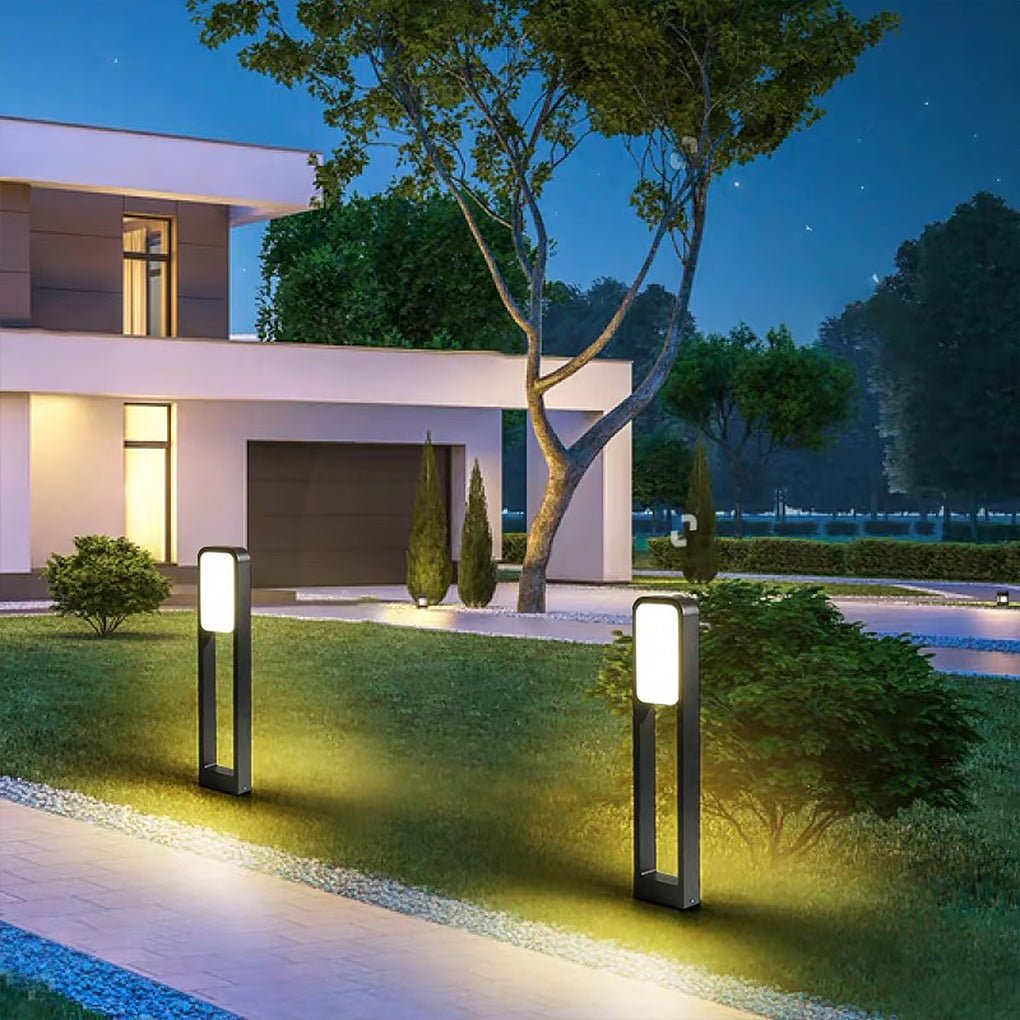 Big Square Panel COB LED Path Light Dual Front & Back Lighting - Lamp Outdoor